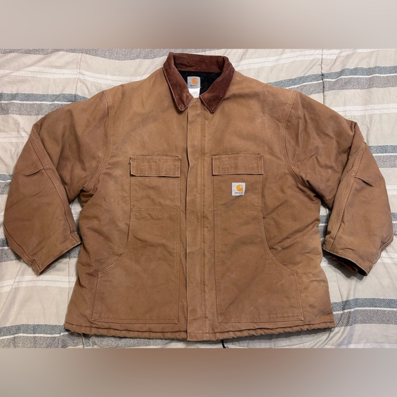 Vintage Carhartt Quilted Distressed Arctic Coat